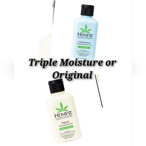 Hempz Original Body Moisturizer Or Triple Moisture Whipped Body Creme 2.25oz